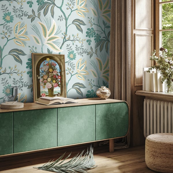 Galerie Wallpaper Product code: TJ41104_2 - Mulberry Tree Wallpaper Collection - Blue Colours -  