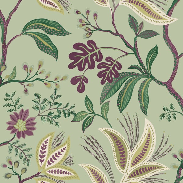 Galerie Wallpaper Product code: TJ41109 - Mulberry Tree Wallpaper Collection - Multi-coloured Colours -  