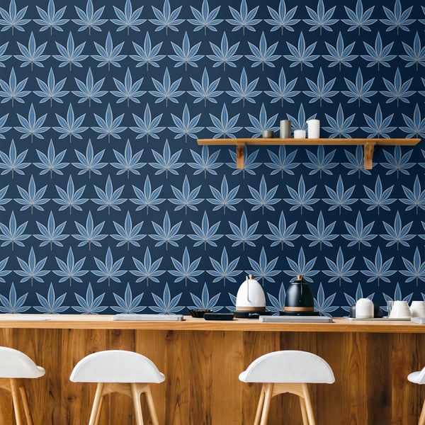 Galerie Wallpaper Product code: TJ41312_2 - Mulberry Tree Wallpaper Collection - Blue Colours -  