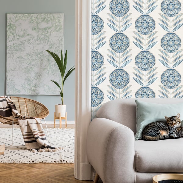 Galerie Wallpaper Product code: TJ42102_2 - Mulberry Tree Wallpaper Collection - Silver Colours -  