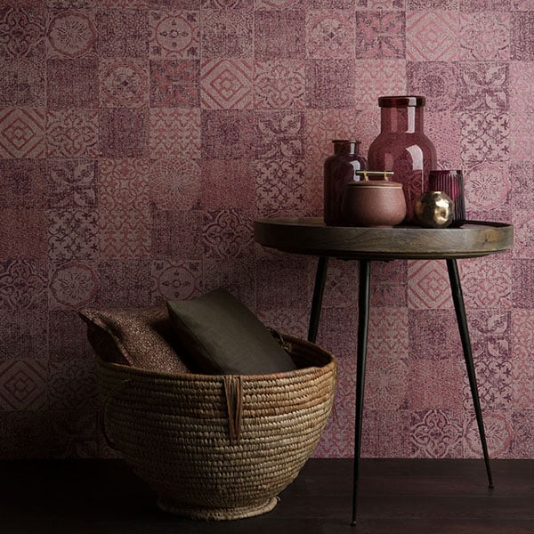 Galerie Wallpaper Product code: TP21291R - Passenger Wallpaper Collection - Pink Purple Colours -  