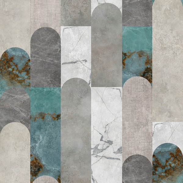 Galerie Wallpaper Product code: WH45203M_3 - Welcome Home Murals Wallpaper Collection - Beige, Blue, Grey Colours -  