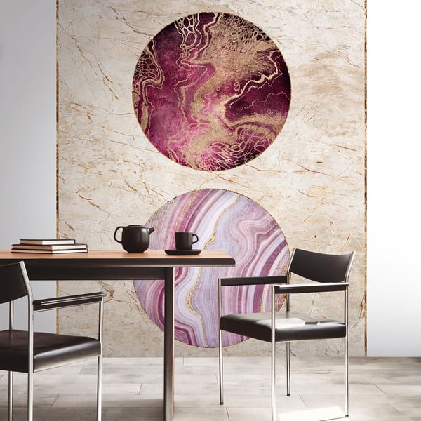 Galerie Wallpaper Product code: WH45219M_2 - Welcome Home Murals Wallpaper Collection - Beige, Pink, Black Colours -  