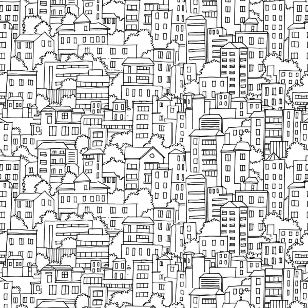 Galerie Wallpaper Product code: WH45227M_3 - Welcome Home Murals Wallpaper Collection - Black, White Colours -  
