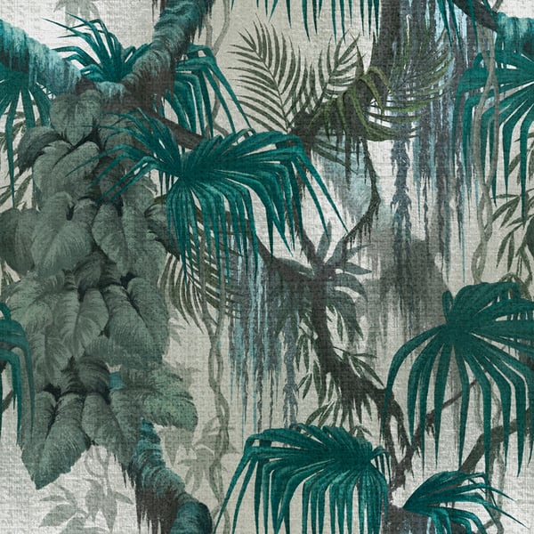 Galerie Wallpaper Product code: WH45232M_3 - Welcome Home Murals Wallpaper Collection - Blue, Grey, Green Colours -  