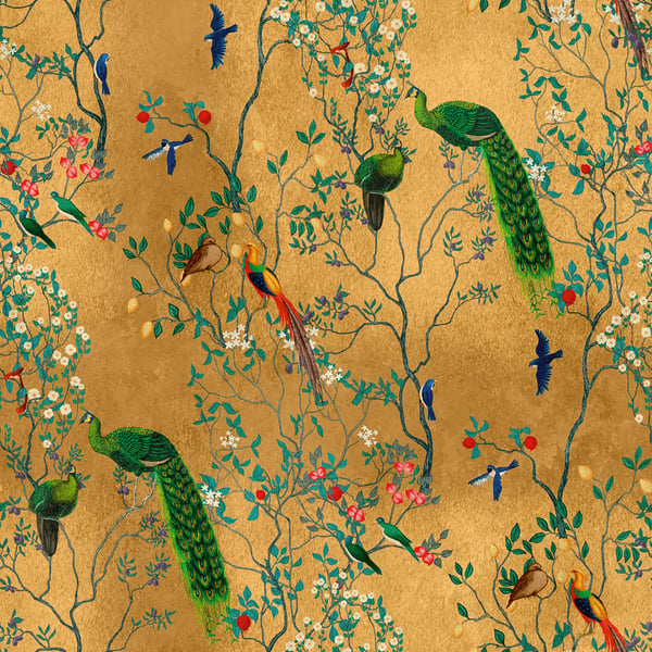 Galerie Wallpaper Product code: WH45248M_3 - Welcome Home Murals Wallpaper Collection - Multi-colour, Yellow, Green Colours -  