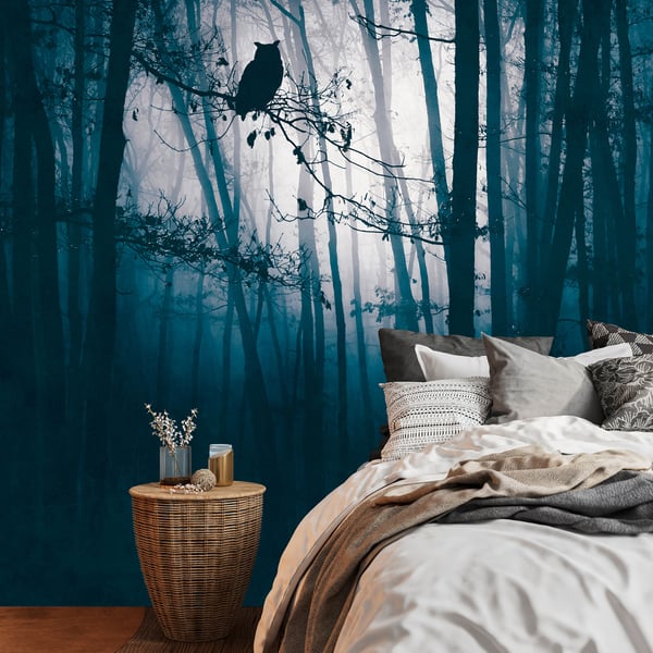 Galerie Wallpaper Product code: WH45274M_2 - Welcome Home Murals Wallpaper Collection - Blue, Grey, Black Colours -  