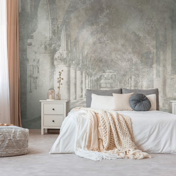 Galerie Wallpaper Product code: WH45278M_2 - Welcome Home Murals Wallpaper Collection - Beige, Cream, Grey Colours -  
