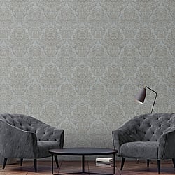 Galerie Wallcoverings Product Code: 32605 - City Glam Wallpaper Collection Galerie Wallcoverings Product Code 32605 - City Glam Wallpaper Collection - Grey Gold Colours - Floral Damask Design