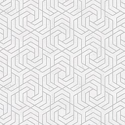 Galerie Wallcoverings Product Code: 32607 - City Glam Wallpaper Collection Galerie Wallcoverings Product Code 32607 - City Glam Wallpaper Collection - Silver White Colours - Hex Geometric Design