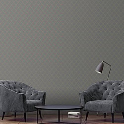 Galerie Wallcoverings Product Code: 32721 - City Glam Wallpaper Collection Galerie Wallcoverings Product Code 32721 - City Glam Wallpaper Collection - Dark Grey Rose Gold Colours - Arch Design