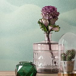 Galerie Wallcoverings Product Code: 34019 - Hotel Wallpaper Collection Galerie Wallcoverings Product Code 34019 - Hotel Wallpaper Collection - Grey Colours - A textured misty landscape of hills Design
