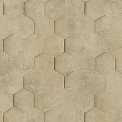 Galerie Wallcoverings Product Code: 34163 - Loft 2 Wallpaper Collection Galerie Wallcoverings Product Code 34163 - Loft 2 Wallpaper Collection - Brown Colours - 3D Geometric Hexagon Design