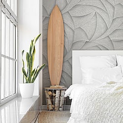 Galerie Wallcoverings Product Code 35504 - Odyssey Wallpaper Collection - Grey Colours - Graphic Design