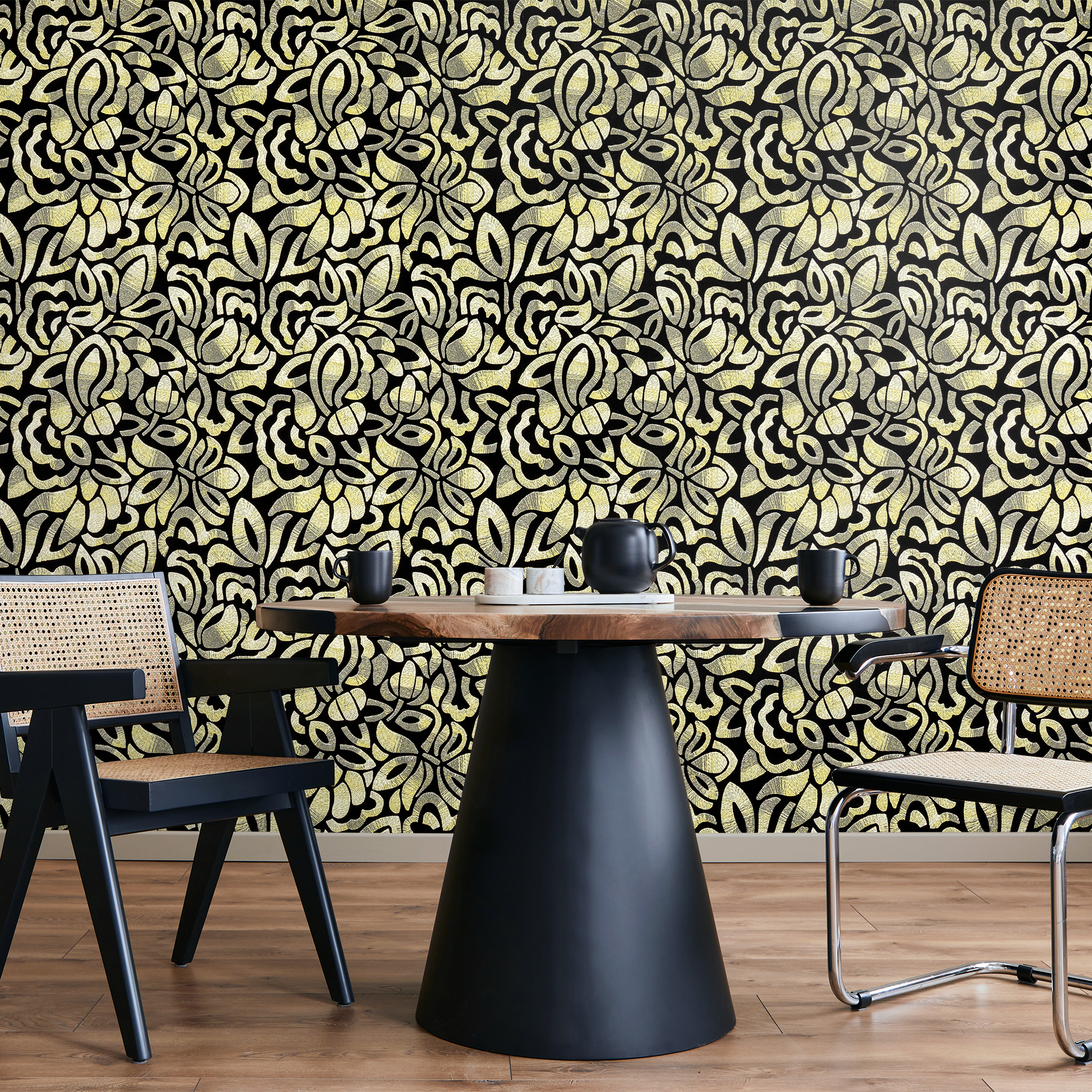 Galerie Wallcoverings Product Code: 81341 - Pepper Wallpaper Collection Galerie Wallcoverings Product Code 81341 - Pepper Wallpaper Collection - Mustard Colours - Brussels Lace Design