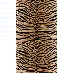 Galerie Wallcoverings Product Code WH45199M - Welcome Home Murals Wallpaper Collection - Beige, Brown, Cream Colours - Zebra Stripe Design