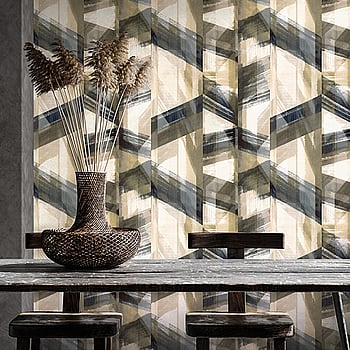 Galerie Wallcoverings Product Code 26794 - Crafted Wallpaper Collection - Brown Taupe Gold Grey Black White Colours -  