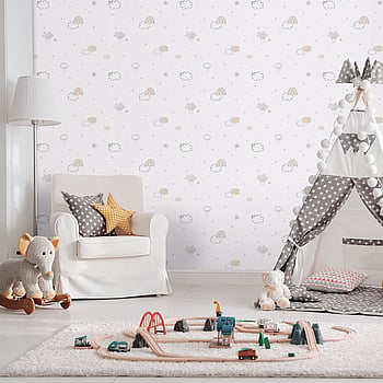 Galerie Wallcoverings Product Code 288-3 - Bambino Wallpaper Collection - Beige/Grey Colours -  