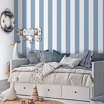 Galerie Wallcoverings Product Code 293-2 - Bambino Wallpaper Collection - Dark Blue Colours -  