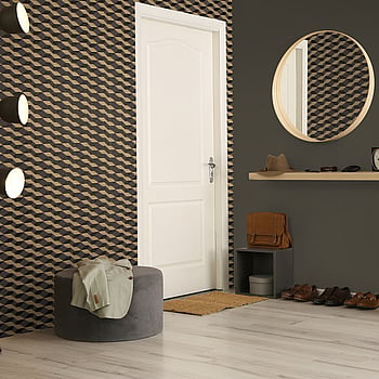Galerie Wallcoverings Product Code 51210 - Universe Wallpaper Collection - Brown Gold Colours -  