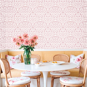 Galerie Wallcoverings Product Code 8348 - Blooming Garden Wallpaper Collection - Pink Colours -  