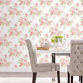 Galerie Wallcoverings Product Code AB27612 - Abby Rose 4 Wallpaper Collection - Pink Green Colours -  