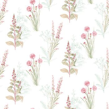 Galerie Wallcoverings Product Code AB42442 - Abby Rose 4 Wallpaper Collection - Teal Pink Colours -  