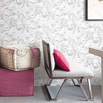 Galerie Wallcoverings Product Code G67973 - Organic Textures Wallpaper Collection - Silver Grey Colours -  