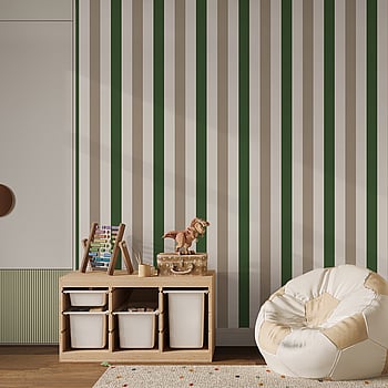 Galerie Wallcoverings Product Code G78550 - Kids & Teens Wallpaper Collection - Beige Dark Green Colours -  