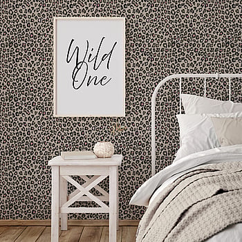 Galerie Wallcoverings Product Code G78564 - Kids & Teens Wallpaper Collection - Beige Black Pink Colours -  