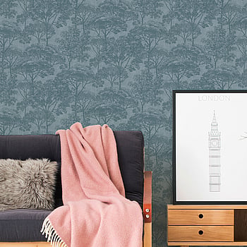 Galerie Wallcoverings Product Code HV41030 - Havana Wallpaper Collection - Blue Colours -  