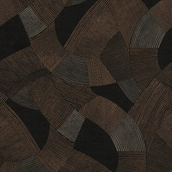 Galerie Wallcoverings Product Code HV41076 - Havana 2 Wallpaper Collection - Brown, Metallic, Black Colours -  