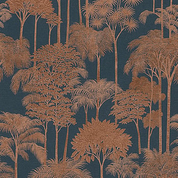 Galerie Wallcoverings Product Code HV41084 - Havana 2 Wallpaper Collection - Blue, Metallic Colours -  