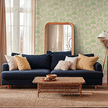 Galerie Wallcoverings Product Code HV41087 - Havana 2 Wallpaper Collection - Beige, Cream, Green Colours -  