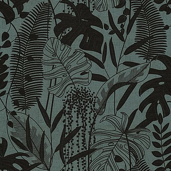 Galerie Wallcoverings Product Code HV41093 - Havana 2 Wallpaper Collection - Green, Black Colours -  