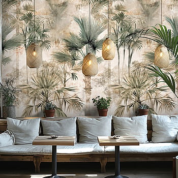 Galerie Wallcoverings Product Code HZ62086M - Horizon Wallpaper Collection - Beige Cream Green Colours -  