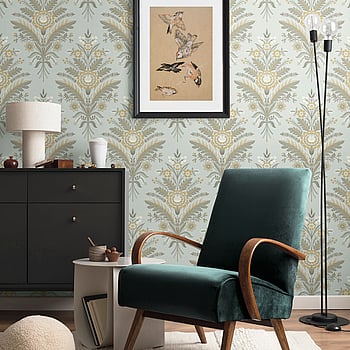Galerie Wallcoverings Product Code TJ40608 - Mulberry Tree Wallpaper Collection - Blue Colours -  